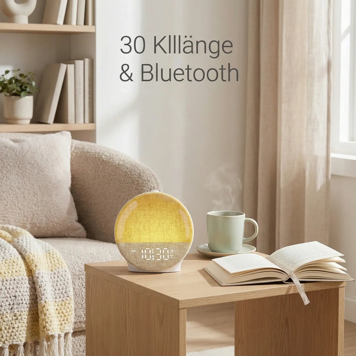 Sanft & erholt aufwachen: Premium 6-in-1 Sunrise Schlaf-Assistent