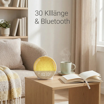 Sanft & erholt aufwachen: Premium 6-in-1 Sunrise Schlaf-Assistent